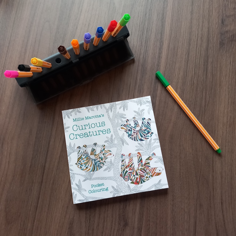 Curious Creatures - kapesní omalovánky